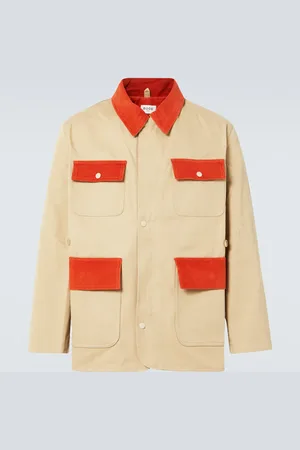 BODE Corduroy-trimmed cotton twill field jacket