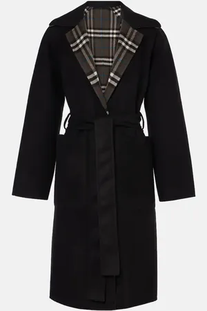 Burberry Wool wrap coat