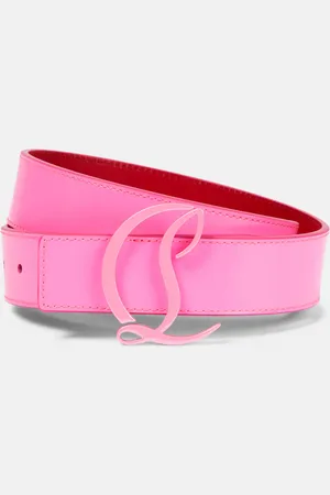Christian Louboutin Logo leather belt