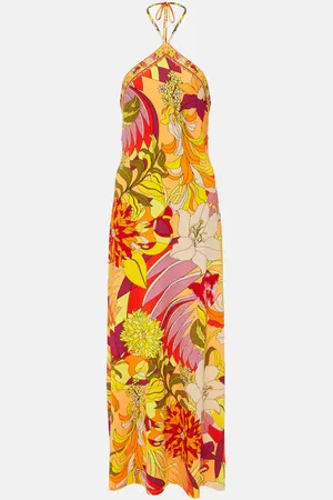 Camilla Embellished floral maxi dress