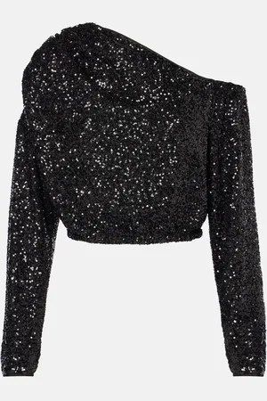 Diane von Furstenberg Belle sequined asymmetric top