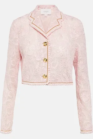 Giambattista Valli Cropped lace jacket