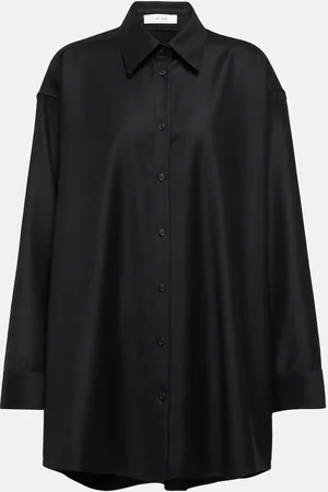 The Row Caroline virgin wool shirt