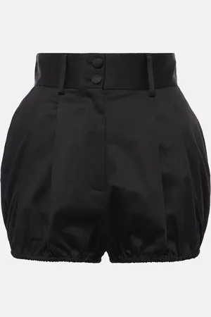 Dolce & Gabbana High-rise cotton-blend gabardine shorts