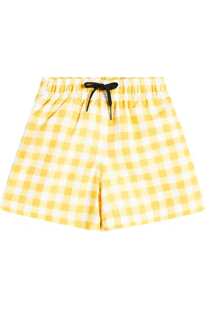 Suncracy Zadar checked swim trunks