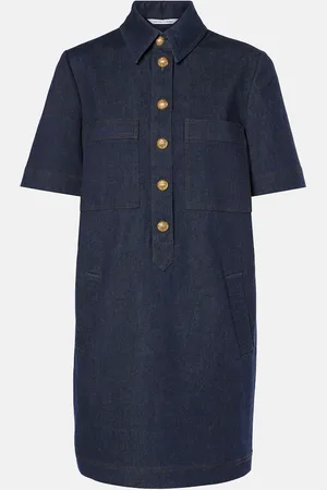 VERONICA BEARD Koulis denim minidress