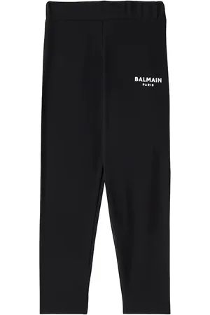 Balmain Logo cotton-blend jersey leggings