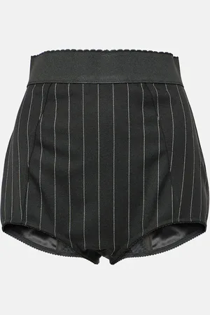 Dolce & Gabbana Pinstripe wool-blend shorts