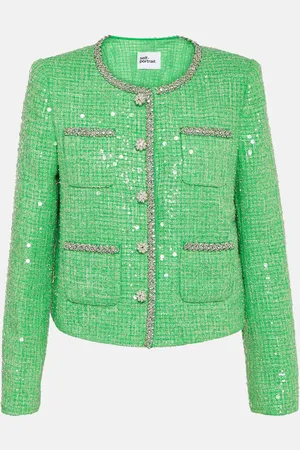Self-Portrait Sequined bouclÃ© jacket