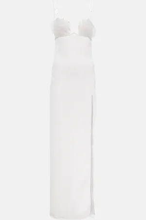 Nensi Dojaka Bridal cutout crÃªpe gown