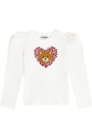 Moschino Teddy Bear cotton-blend jersey top