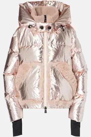Moncler Trevelin metallic down jacket