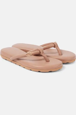 Gianvito Rossi Juno leather thong sandals