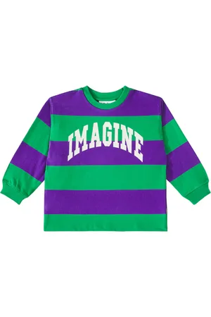 Molo Ron striped cotton sweatshirt