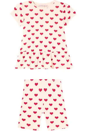 Konges Sløjd Printed cotton T-shirt and leggings set