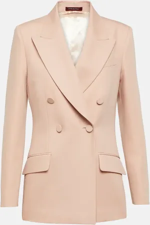 Gucci Double-breasted wool and mohair blazer