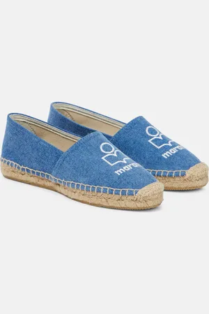 Isabel Marant Canae logo canvas espadrilles