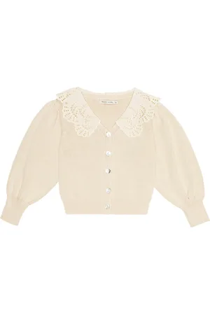 The New Society Venera embroidered cotton cardigan