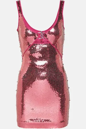 DAVID KOMA Sequined minidress
