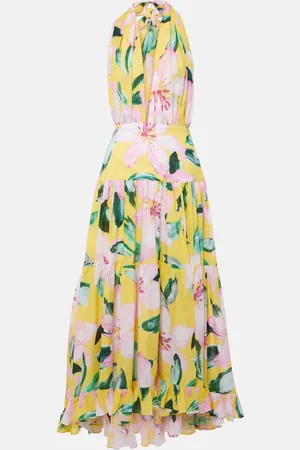 ALEXANDRA MIRO Marie Rose floral cotton midi dress