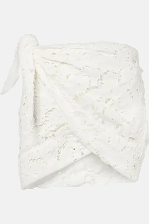 Farm Rio White Sun broderie anglaise beach cover-up