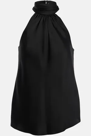 Simkhai Thea halterneck satin top