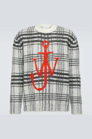 J.W.Anderson Logo checked sweater