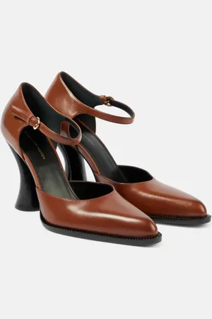 DRIES VAN NOTEN 95 leather Mary Jane pumps