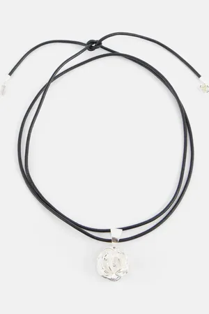 MAGDA BUTRYM Rose sterling silver charm necklace