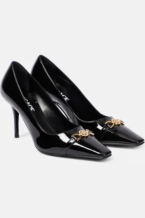VERSACE Medusa patent leather pumps