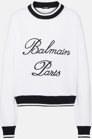 Balmain Signature embroidered sweater
