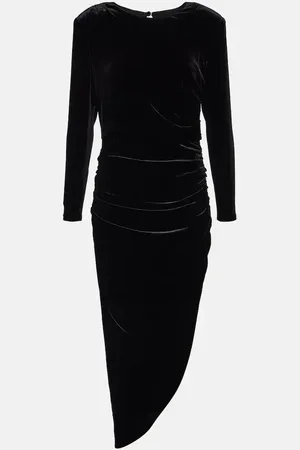 VERONICA BEARD Tristana velvet midi dress