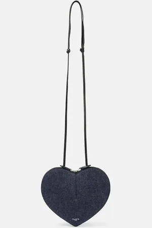 Alaïa Le CÅur denim shoulder bag