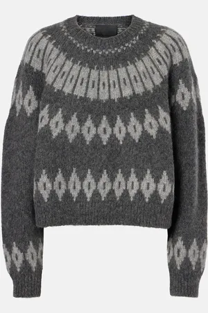 NILI LOTAN Arleth Fair Isle alpaca-blend sweater