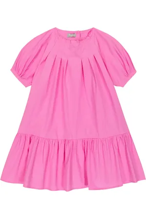 Il gufo Flounced cotton-sateen minidress