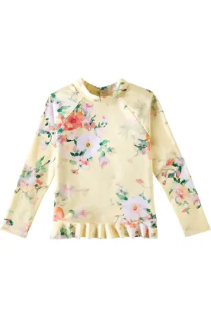 ZIMMERMANN Everley floral rashguard swimsuit