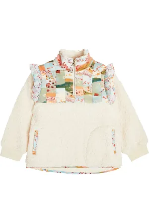 Chloé Patchwork faux shearling jacket