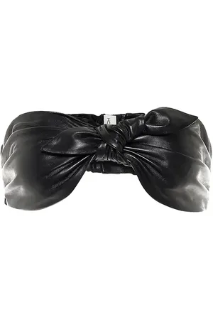 Alessandra Rich Leather bralette