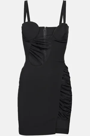 Nensi Dojaka Cutout jersey minidress
