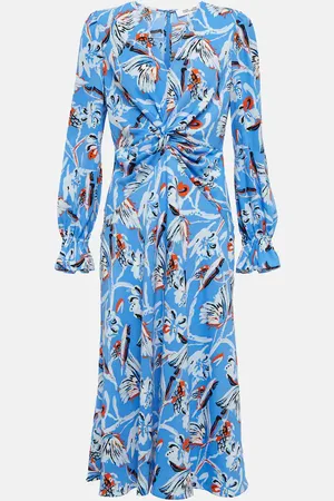 Diane von Furstenberg Anaba printed crÃªpe midi dress