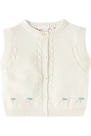 BONPOINT Erini embroidered cotton vest