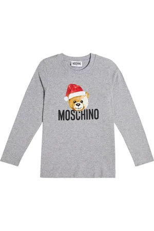 Moschino Teddy Bear cotton-blend jersey top