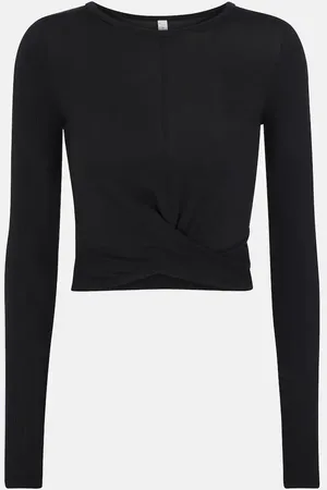 alo Cover knit crop top