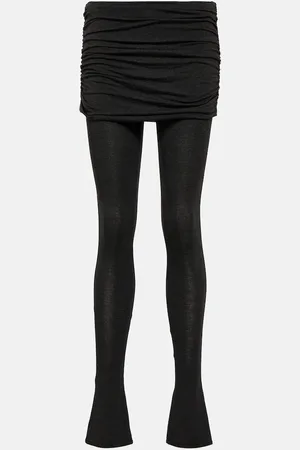 BLUMARINE Folded low-rise pants
