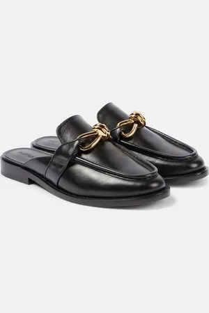 Bottega Veneta Astaire Knot leather mules