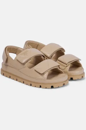 Prada Quilted leather sandals