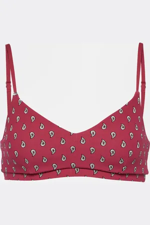 The Upside Paisley sports bra