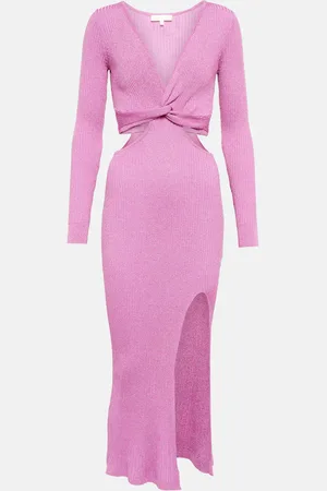 LOVESHACKFANCY Bernette LurexÂ® cutout dress