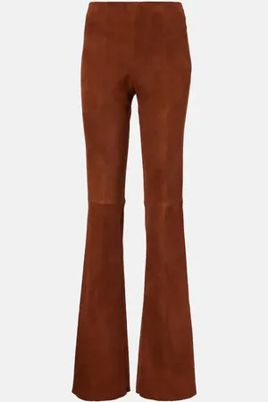 Stouls Gege suede flared pants