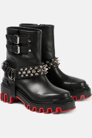 Christian Louboutin Dune Bike leather ankle boots